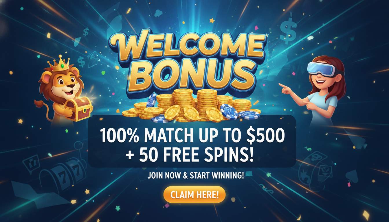 Welcome Bonus Image of a welcome bonus promotion